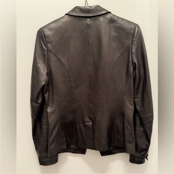 Leather blazer - Picture 4 of 4